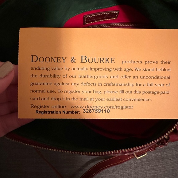 Dooney and Burke Florentine Satchel - Picture 7 of 15